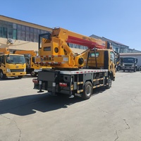 Grue mobile hydraulique SINOTRUK de 8 tonnes, équipement de levage, grue de chantier, camion-grue, grue de levage