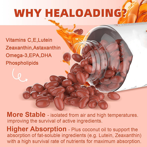 Capsules molles de haute qualité à marque privée, riches en lutéine, zéaxanthine, vitamine C et vitamine E, antioxydants, stimulant l'immunité et protégeant la vue. - Product Image 4