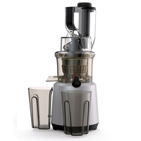 Draagbare Oranje Koude Pers Slow Juicer Multifunctionele Geluidsarme Notenmelkmaker Met Grote Mond Snelle Levering Voor Huishoudelijk Gebruik