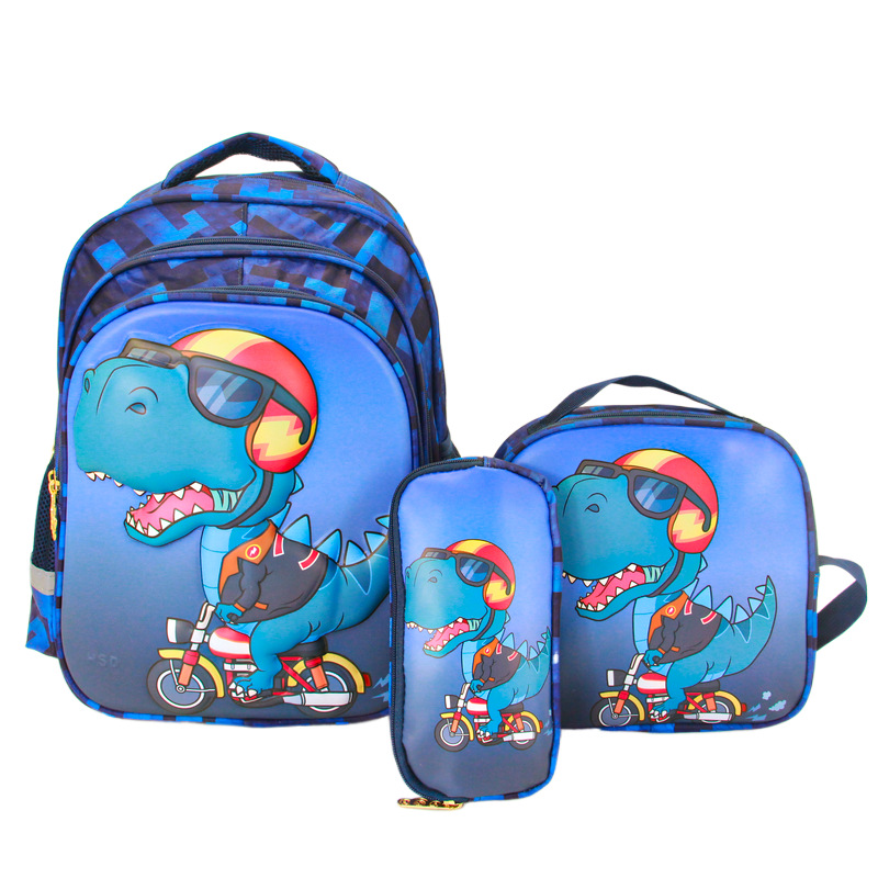 Zaino da viaggio per computer portatile, simpatico dinosauro