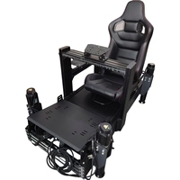 Cockpit en aluminium 4DOF personnalisable pour simulateur de course à domicile avec plateforme de mouvement