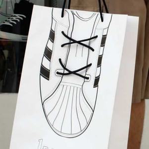 Crown Win Custom Logo Shopping Bag Coated <b>Paper</b> Take Away Bag with Laminated Ribbon & Special Process Creative Custom Widgets - Product Image 6