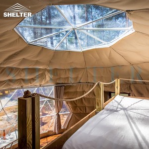 Shelter domos prefabricados geodomo para hotel aribnb y glamping resort - Product Image 4