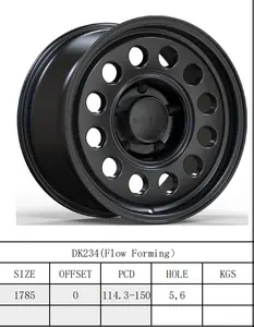 17x8.5 5 5x127 5x150 6x114.3 6x139.7 ET0 4x4越野车轮，适用于塔科马4Runner Sierra Frontier