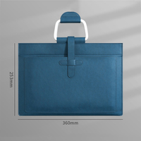 Sac de transport pour documents professionnels en cuir PU format A4, grande capacité, avec compartiments de rangement, sac à main pour le bureau, l'école, le travail et les voyages d'affaires