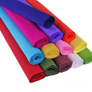 Оптовые рулоны цветной креповой бумаги напрямую от производителя для упаковки цветов, дней рождения, свадеб и праздничных украшений - Product Image 5