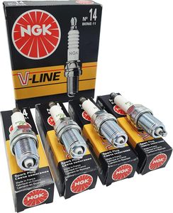 4x pour <span class=keywords><strong>NGK</strong></span> 6465 BKR6E-11 nouvelle condition bougie d'allumage <span class=keywords><strong>v</strong></span>-<span class=keywords><strong>line</strong></span> 14 compatible avec pour Honda Kia Mazda pour <span class=keywords><strong>v</strong></span>éhicules Nissan Suzuki - Product Image 2