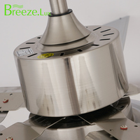 Luz de ventilador de techo LED industrial moderna de la mejor calidad, interruptor de Control remoto de gama alta de 6 velocidades de estilo chino, diseño tradicional