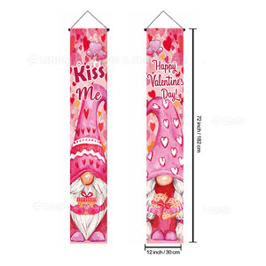 Xie Cheng Crafts – Décorations de fête pour la Saint-Valentin et anniversaire de mariage : Bannière de porte, drapeaux en plastique et polyester - Product Image 2