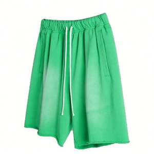 Short de survêtement unisexe avec logo personnalisé vente en gros été hommes haute qualité Gym Streetwear basket-ball sérigraphie délavé à l'acide - Product Image 3