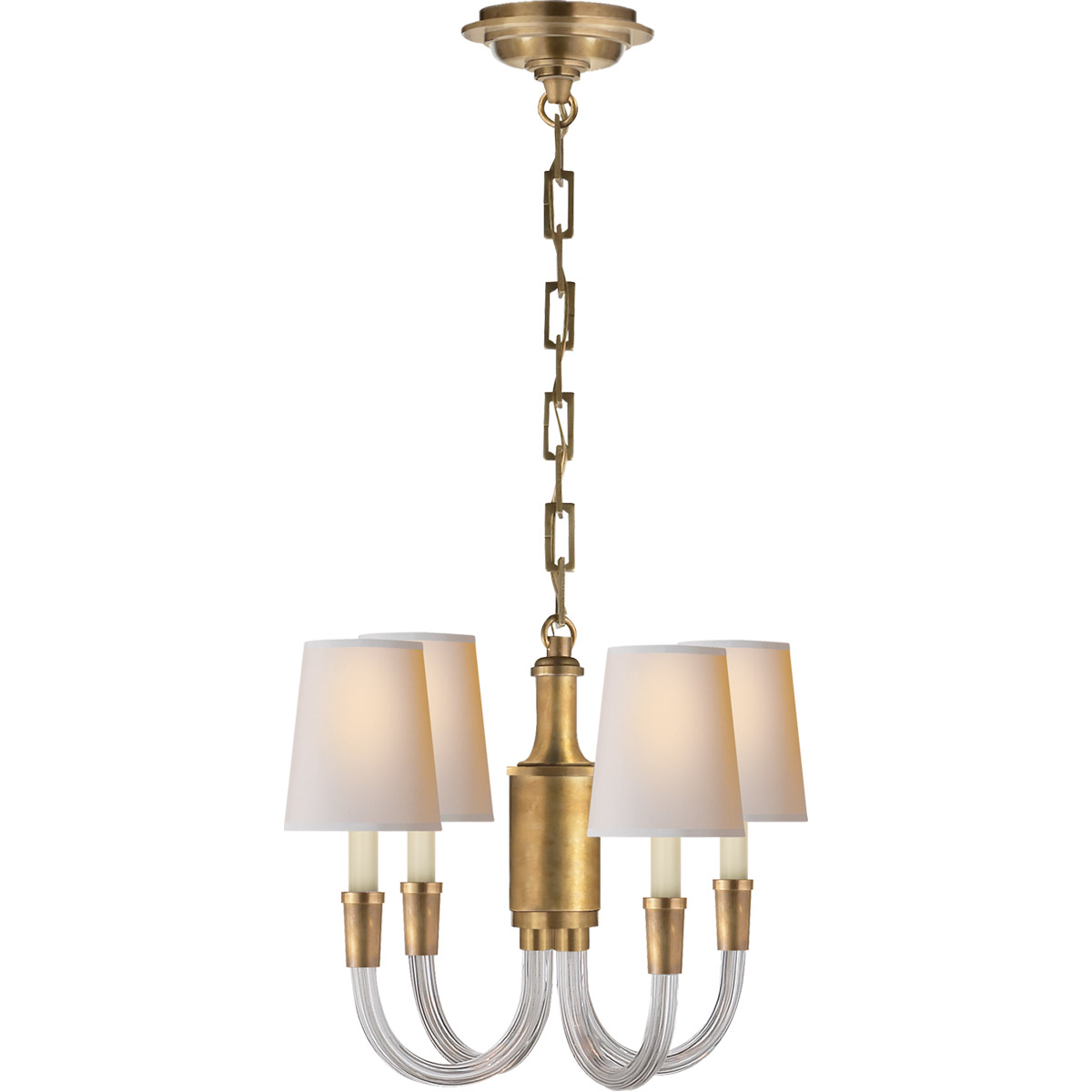 American Style Glass Arms Pendant Lamp - Cano Lighting COW00200 Vintage Ceiling Chandelier