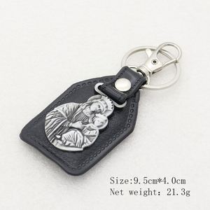 Ornements de voiture vintage en métal et cuir PU, vente en gros et au détail, porte-clés personnalisés, accessoires en stock, prêts à être expédiés - Product Image 3