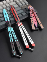 Jouet d'entraînement papillon coloré personnalisé, modèle pliable non affûté, entraîneur de dextérité des doigts EDC, périphérique de jeu, outil d'extérieur