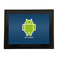 HMI-sistema Android 5.5.1, barato, CC de 18V ~ 30 entradas, panel de pantalla táctil capacitiva de 15 pulgadas, pc, control hmi