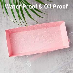 Scatole <span class=keywords><strong>di</strong></span> imballaggio per <span class=keywords><strong>pasticceria</strong></span> <span class=keywords><strong>rosa</strong></span> personalizzate Eco Recycle Gift Food Biscuit con finestra confezione <span class=keywords><strong>di</strong></span> biscotti dolci scatola <span class=keywords><strong>di</strong></span> Macaron <span class=keywords><strong>rosa</strong></span> trasparente - Product Image 5