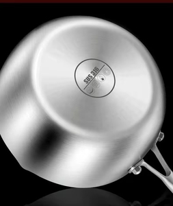 หม้อไอน้ำทำอาหารแบบไม่เคลือบสีหม้อสแตนเลส316สำหรับทำอาหารหม้อแบบไม่ติดกระทะเครื่องครัวสำหรับทารกนม - Product Image 3