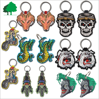 Porte-clés personnalisé avec logo brodé sur mesure, fabrication directe, porte-clés en métal, cadeaux promotionnels, livraison rapide