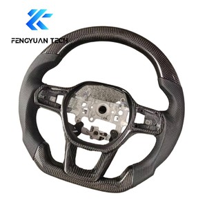 Volante Deportivo de Fibra de Carbono Forjado con Luces LED para <span class=keywords><strong>Honda</strong></span> <span class=keywords><strong>CRV</strong></span> 11ª Gen, Civic Si <span class=keywords><strong>Type</strong></span> <span class=keywords><strong>R</strong></span> FK7 2021 2022 <span class=keywords><strong>2023</strong></span> 2024 2025 2026 - Product Image 4