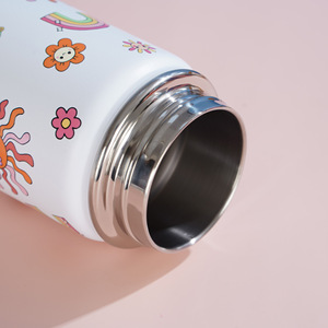 <span class=keywords><strong>Bouteille</strong></span> d'eau isotherme portable en acier inoxydable à double paroi pour enfants, idéale pour l'école, le sport, les filles et les garçons, les voyages en extérieur - Product Image 4