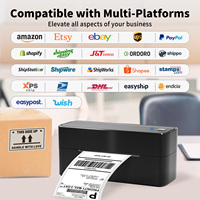 Printer Phomemo PM241-BT 4x6 untuk Label Pengiriman Siap Kirim Shopify Ebay FedEx DHL Printer Label Barcode Thermal