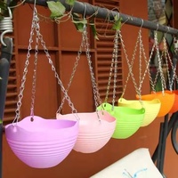 Jardinière en plastique pour plantes suspendues Pots de fleurs Jardinière pour plantes de balcon Pots de fleurs décoratifs