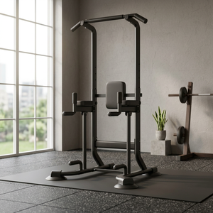 Estación de Dominadas Ajustable de Acero para Gimnasio en Casa, Equipo de Ejercicio Integral de Calistenia con Soporte para Piernas, Unisex, China - Product Image 2