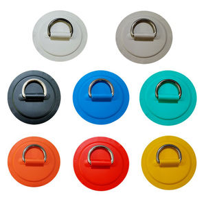 하이 퀄리티 라운드 D 링 8cm 플라스틱 삼각형 패드 스테인레스 스틸 + PVC 풍선 낚시 보트 패들 보드 액세서리 카약 - Product Image 6