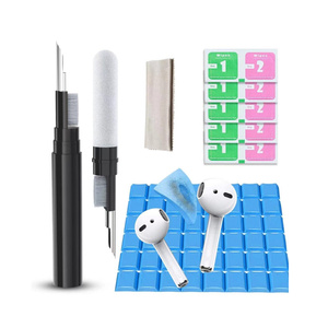 Kit de nettoyage Airpod Nettoyant PVC multifonction Chiffon en microfibre Lingettes humides Mastic de nettoyage <span class=keywords><strong>pour</strong></span> produits électroniques - Product Image 1