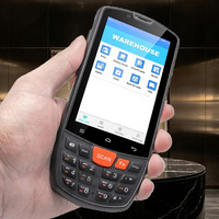 Ordinateur PDA portable industriel Android 12/15, processeur octa-core 2,3 GHz, 4 Go + 64 Go, batterie 4000 mAh, lecteur de codes-barres 2D pour la gestion des stocks d'entrepôt