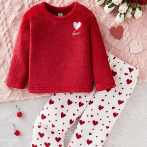 <span class=keywords><strong>IN</strong></span> STOCK per bambini inverno <span class=keywords><strong>pigiama</strong></span> termico spesso <span class=keywords><strong>IN</strong></span> pile caldo abbigliamento da notte per bambini Set pantaloni lunghi per le ragazze - Product Image 1