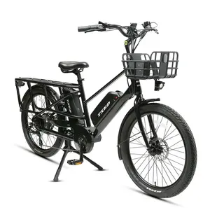 TXED后轮毂电机48V/250W/500W/750W ebike 7速24英寸电动货运自行车