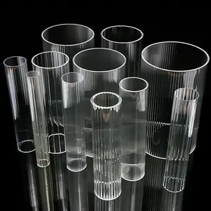 Plastic Transparent Pipe High Quality Large Diameter Transparent Clear Polycarbonate PC Tube Plastic Pipe