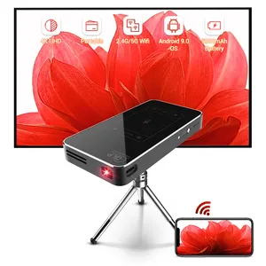 Hotack Hot Koop Meerdere Functie Draagbare Mini Android 9 Multimedia Dlp Projector Met Wifi Hdmi