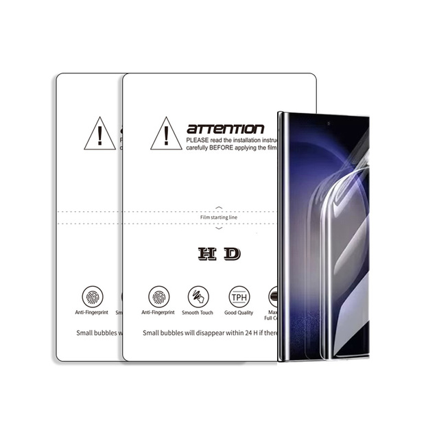 AA Grade 0.13*120x180mm HD Anti-Fingerprint Screen Protector Universal TPH Hydrogel Film for Screen Protector Cutting Machine