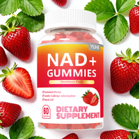 Complément alimentaire NAD+ Resveratrol Plus en gommes, nicotinamide trans-resveratrol, soin de la peau, gommes NAD, marque privée OEM