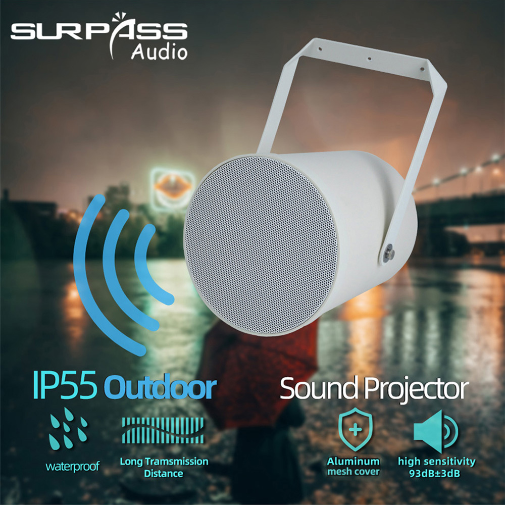 DS20 5W/10W/20W Wall Mount Projection Speaker Outdoor Weatherproof Waterproof PA Projector Wall Mount Speaker · image 6