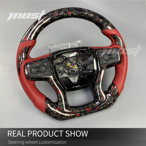 <span class=keywords><strong>Volante</strong></span> de fibra de carbono <span class=keywords><strong>deportivo</strong></span> forjado rojo de lujo personalizado <span class=keywords><strong>para</strong></span> Chevrolet Silverado 1500 RST Suburban Tahoe Blazer 2019-2023 - Product Image 3