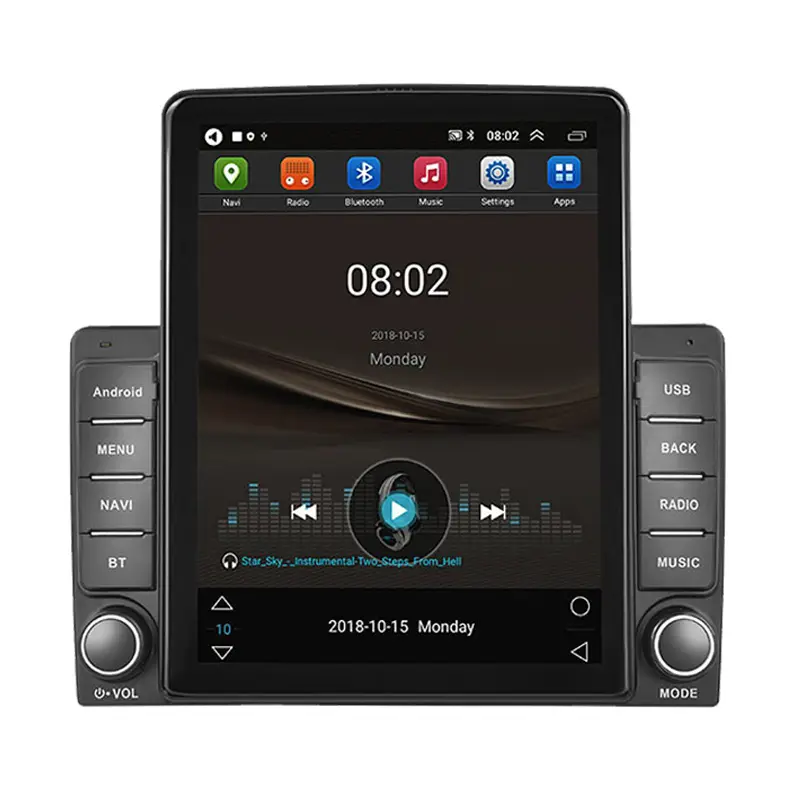 9.5 pollici 2din Android 10 navigazione GPS per Auto Radio Stereo GPS WIFI 3G 4G Mirror Link Auto Radio lettore DVD multimediale