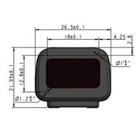 IoT TF-NOVA es un sensor lidar de haz láser lineal pequeño con interfaz UART I2C para detección de áreas