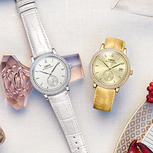 Montre-bracelet mécanique LOBINNI pour femme, étanche, avec calendrier et date automatique, cadran en cuir orné de diamants, idéale pour le quotidien et la maison - Product Image 5