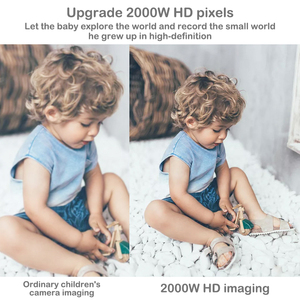 Cámara Digital HD 1080P para Niños, Mini Juguete con Diseño <span class=keywords><strong>de</strong></span> Dibujos Animados, para Selfies y Fotos con Gato, Perro y Unicornio para Niños Pequeños - Product Image 4
