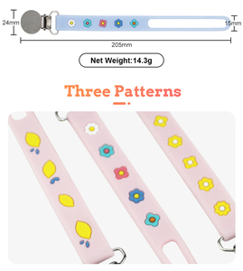 Am azon perline in Silicone fai da te supporto per ciuccio per bambini all'ingrosso Clip per ciuccio Logo Laser Standard BPA Free Silicone <span class=keywords><strong>Baby</strong></span> massaggiagengive giocattoli - Product Image 2