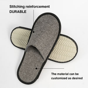 Pantuflas de Hotel con Logotipo Personalizado al por Mayor Directo de Fábrica, Pantuflas Desechables para Habitaciones de Huéspedes, Pantuflas Económicas al por Mayor para Uso en Hoteles - Product Image 2