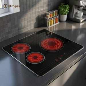 Fabricant chinois de cuisinière infrarouge noire 220V, design tendance, plaque chauffante électrique en céramique - Product Image 1