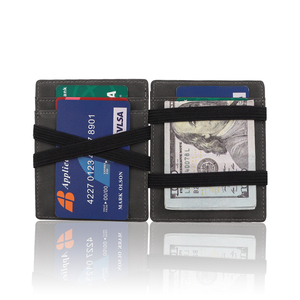 Ví Ma Thuật Trifold Thiết Kế Kẹp Tiền Ma Thuật Ví Nam Mỏng Có Khóa Kéo Ví Ma Thuật Đựng Thẻ - Product Image 2
