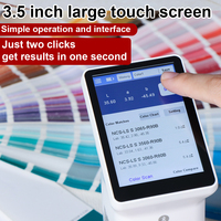 Marca propia LS172 45/0 Medidor de color de piel de tinta de papel Colorímetro digital Pantone con medición de laboratorio Cie