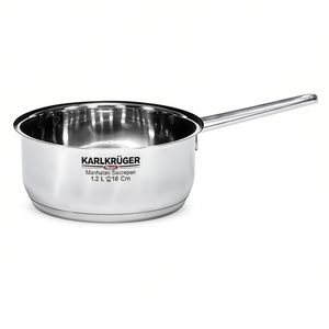KARL KRGER Manhattan <b>Saucepan</b> 1.2 L 16 Cm Stainless Steel - Product Image 2