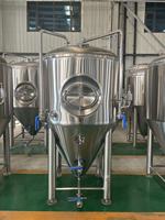 Unitank de bière professionnel en acier inoxydable 1500L personnalisé avec moteur de pompe et récipient à pression