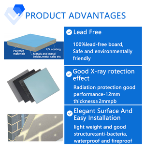 Fabrika sıcak satmak ISO hastane duvar koruma alçıpan Xray kurşunsuz levha kurşun levha - Product Image 3
