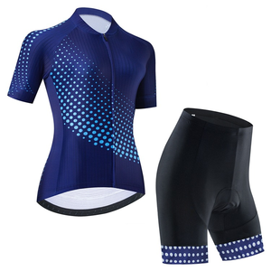 <span class=keywords><strong>Vêtements</strong></span> de <span class=keywords><strong>vélo</strong></span> de montagne pour femmes, logo personnalisé, vente directe d'usine, spandex/polyester, séchage rapide, respirant, ensembles de cyclisme - Product Image 6